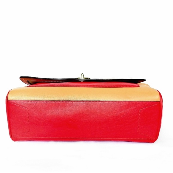 Coach Large Leather Satchel/ Shoulder Bag - Picture 8 of 9